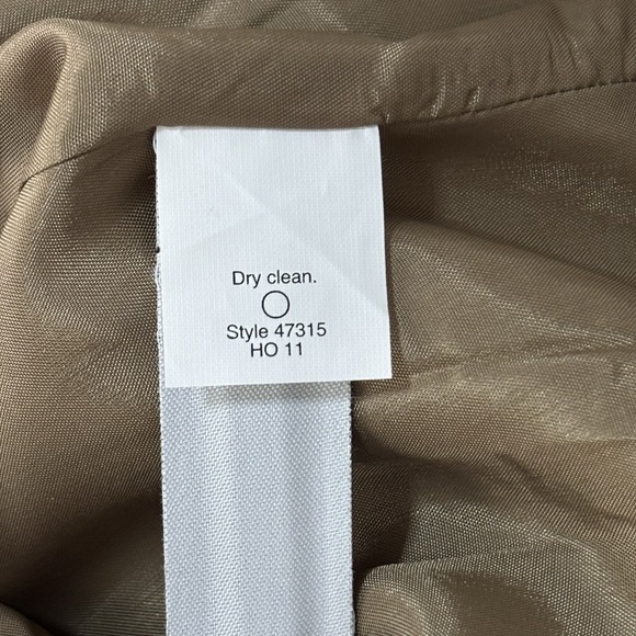 J Crew Skirt Womens 4 Wool Camel A-Line Button Front Pleated Preppy Classic NWOT - Picture 11 of 11